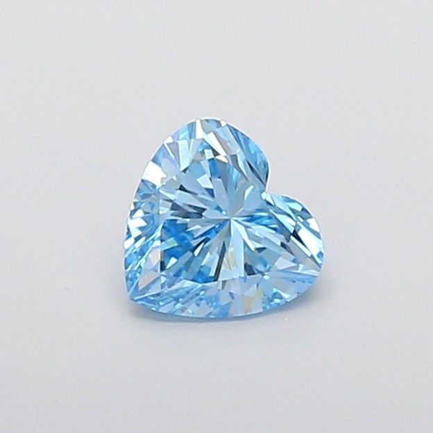 1.54 CT Fancy Vivid Blue HEART