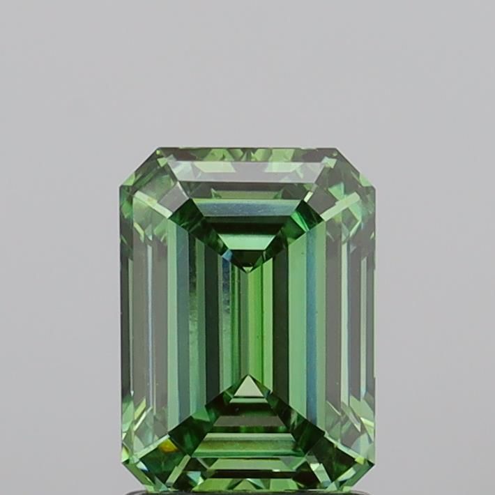 1.83 CT Fancy Vivid Green EMERALD