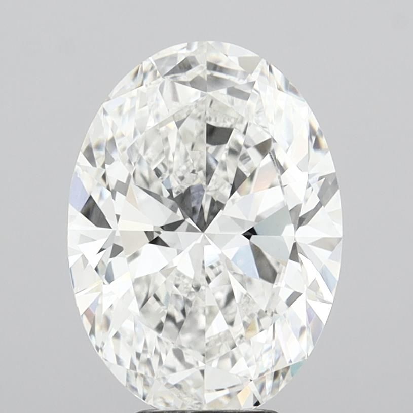 5.52 ct. oval Lab Grown Diamond front image