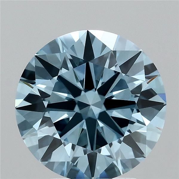 3.67 ct Round diamond