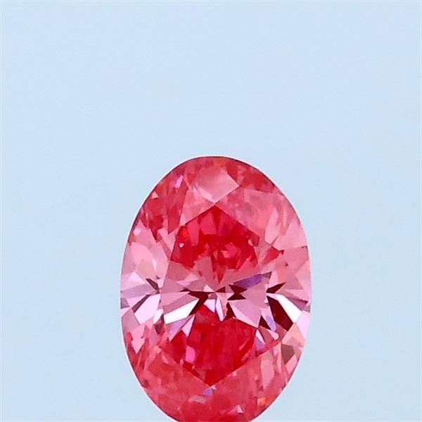 0.34 CT Fancy Vivid Pink OVAL