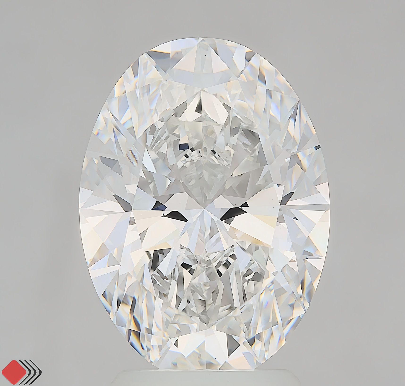 3.07 ct. oval Lab Grown Diamond front image