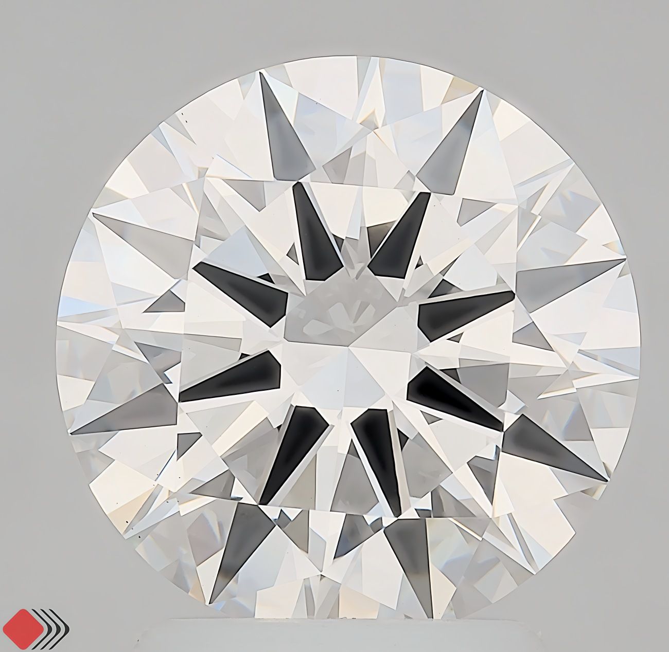 2.56 ct. round Lab Grown Diamond front image