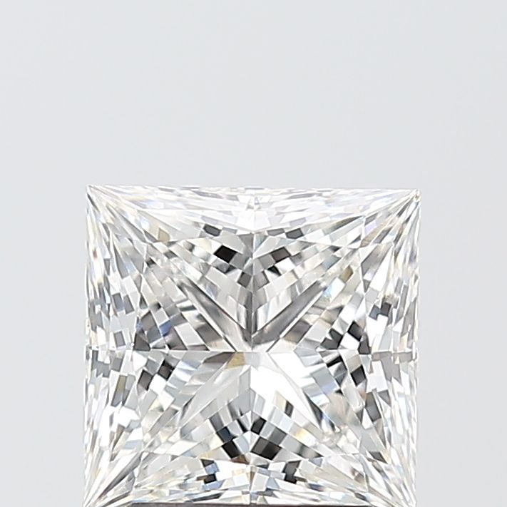2.10 ct. princess Lab Grown Diamond front image