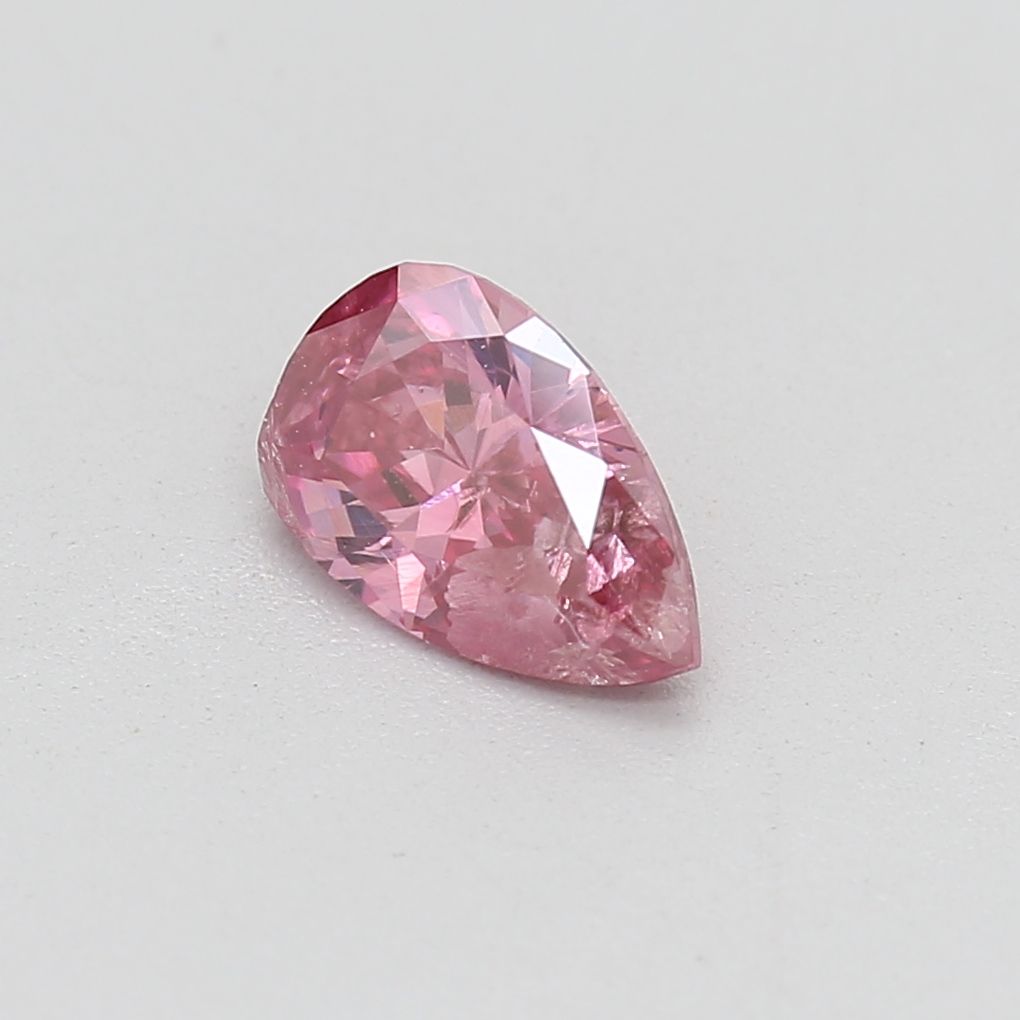 Diament 0.35 ct Fancy Vivid Purplish Pink/