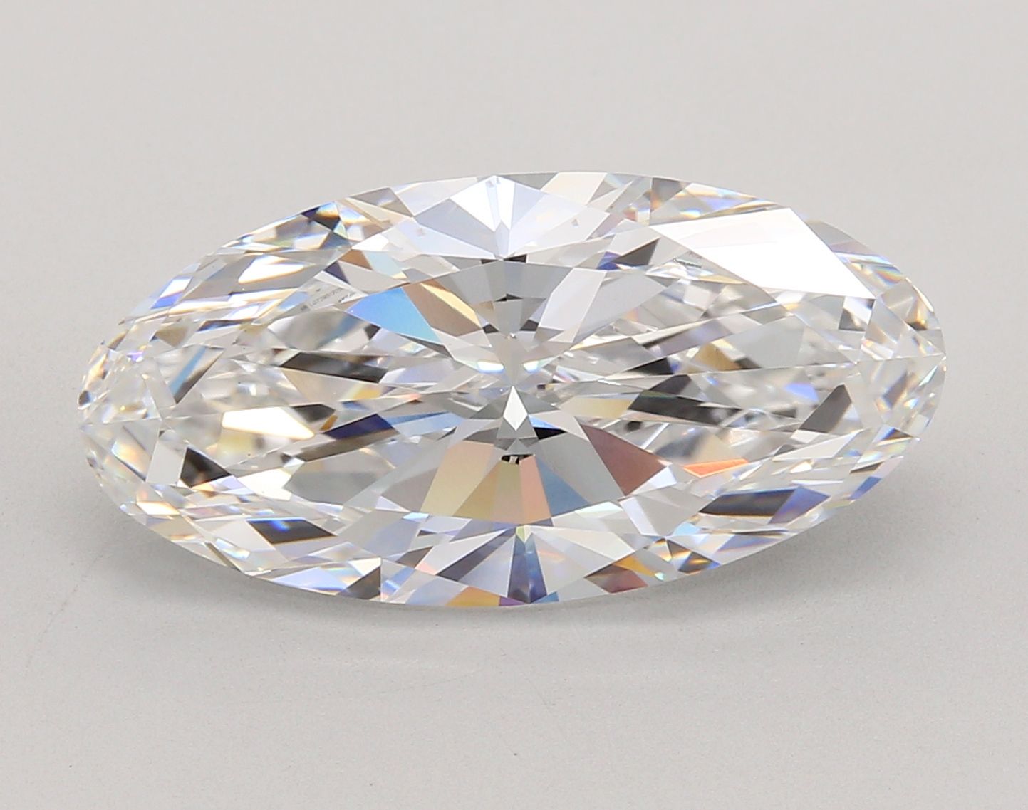 7.04 ct. oval Lab Grown Diamond front image