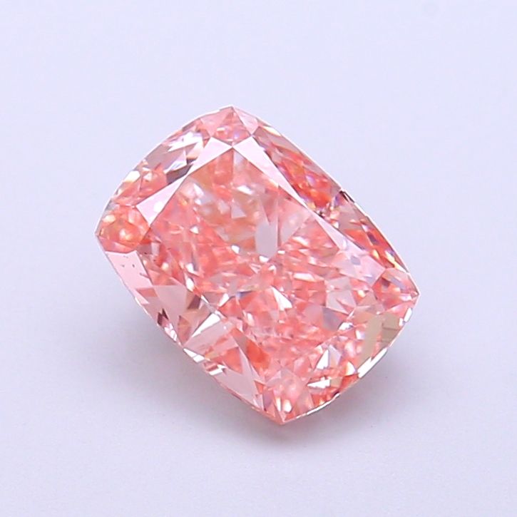 1.54 CT Fancy Intense Pink CUSHION MODIFIED