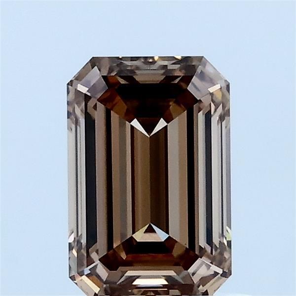 1.01 CT Fancy Light Yellowish Brown EMERALD