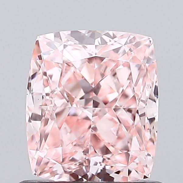 1.0 CT Fancy Vivid Pink CUSHION MODIFIED