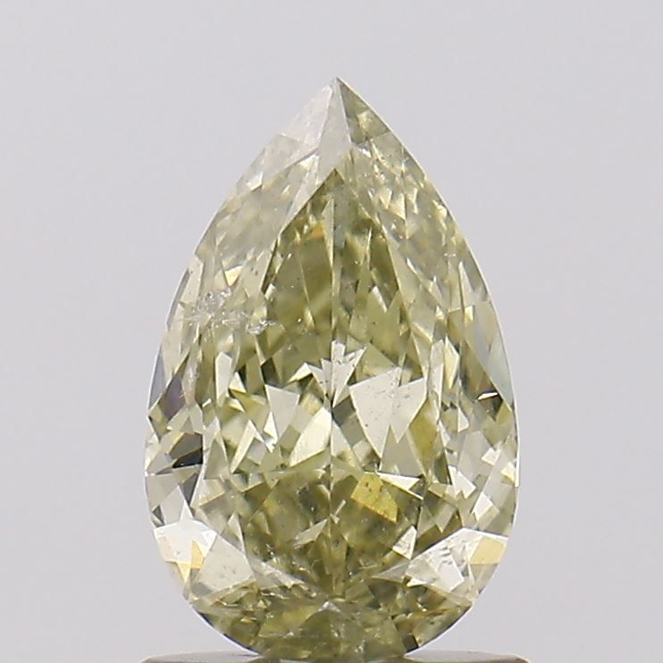 Diament 1.01 ct Fancy Grayish Greenish Yellow/I1