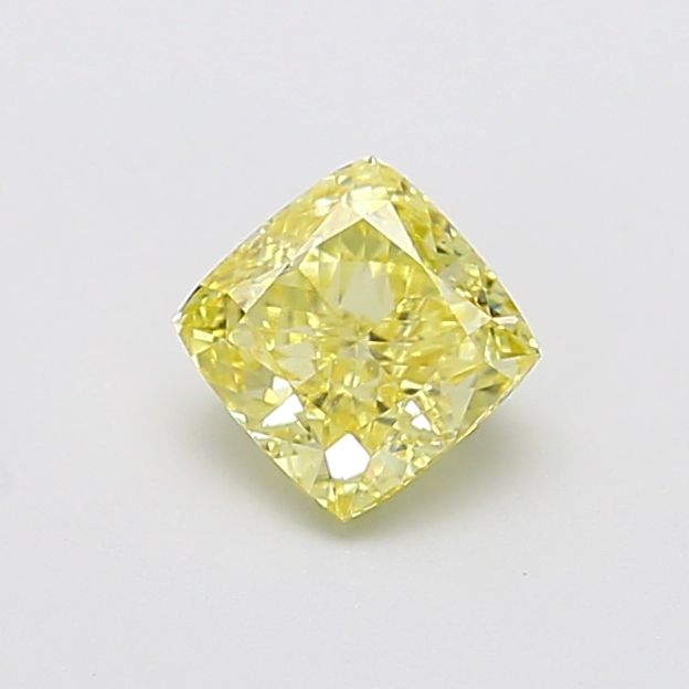 1.08 CT Fancy Intense Yellow CUSHION MODIFIED