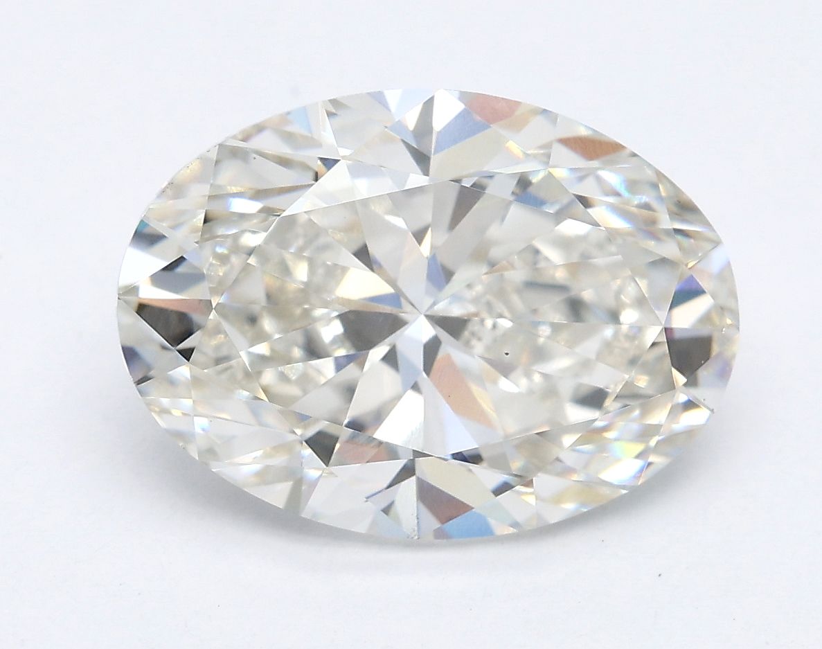 3.20 ct. oval Lab Grown Diamond front image