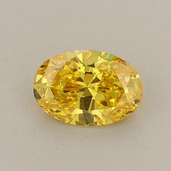 0.45 CT Fancy Vivid Yellow OVAL