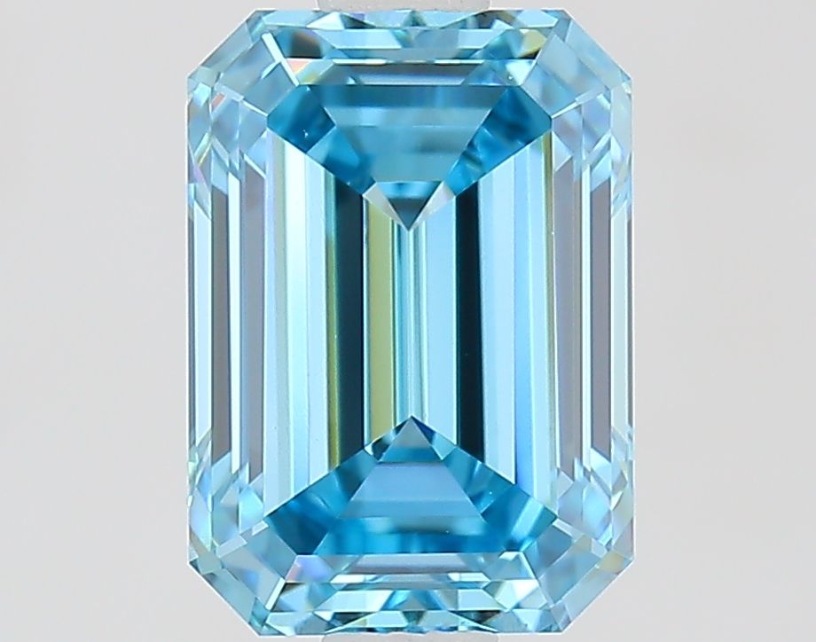 1.68 CT Fancy Vivid Blue EMERALD