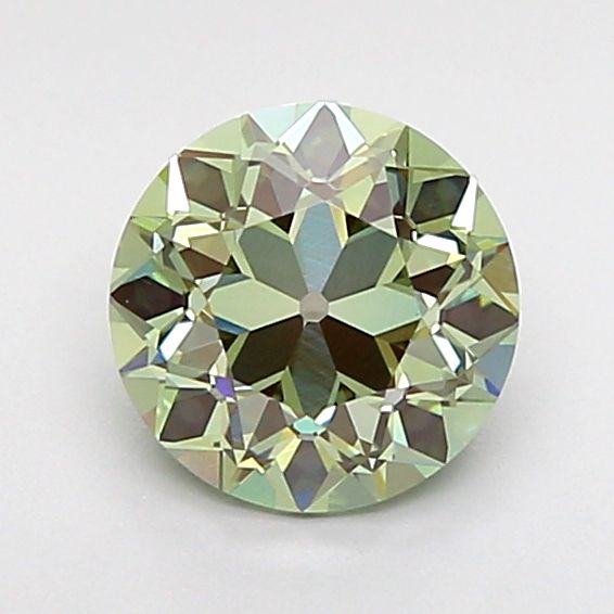 1.07 CT Fancy Vivid Green OLD EUROPEAN CUT