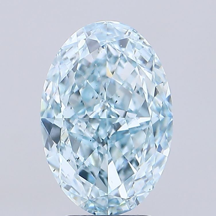 5.02 ct. oval Lab Grown Diamond front image