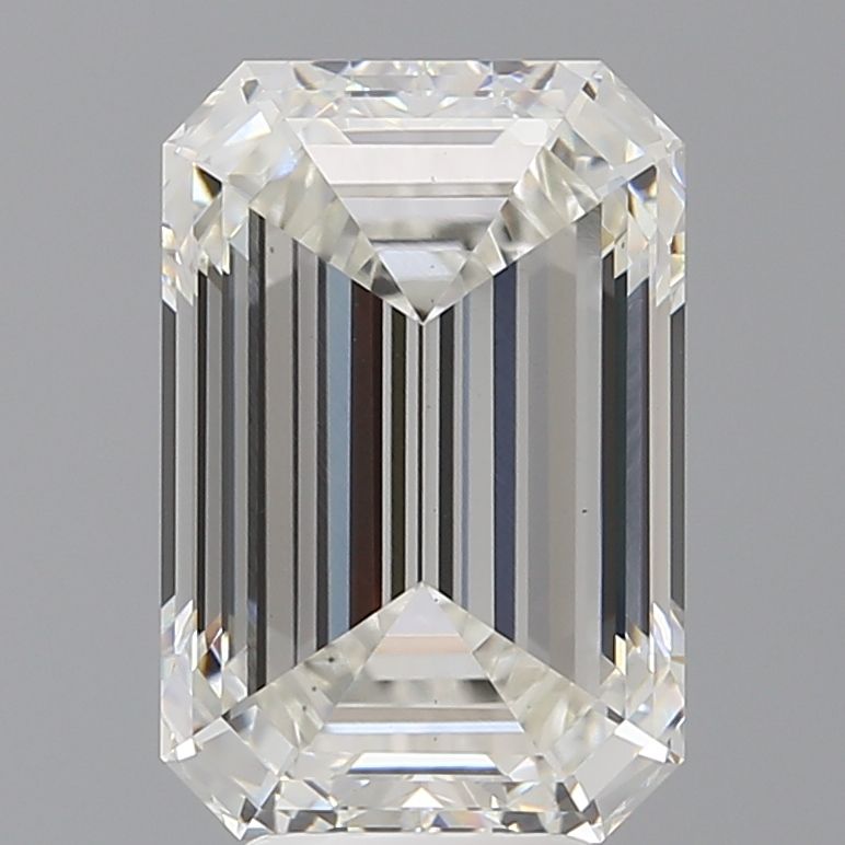 6.10 ct. emerald Lab Grown Diamond front image