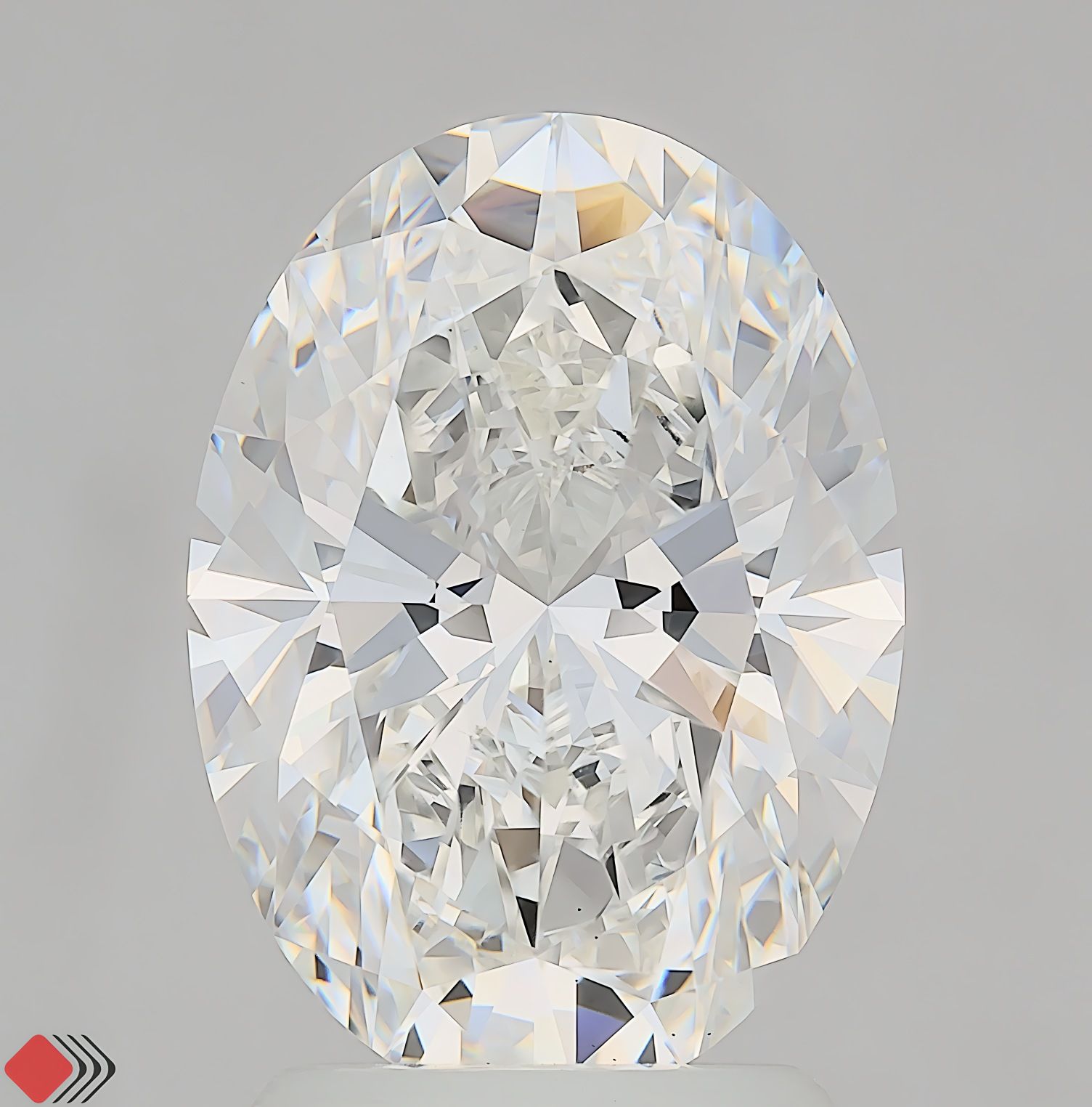 2.57 ct. oval Lab Grown Diamond front image