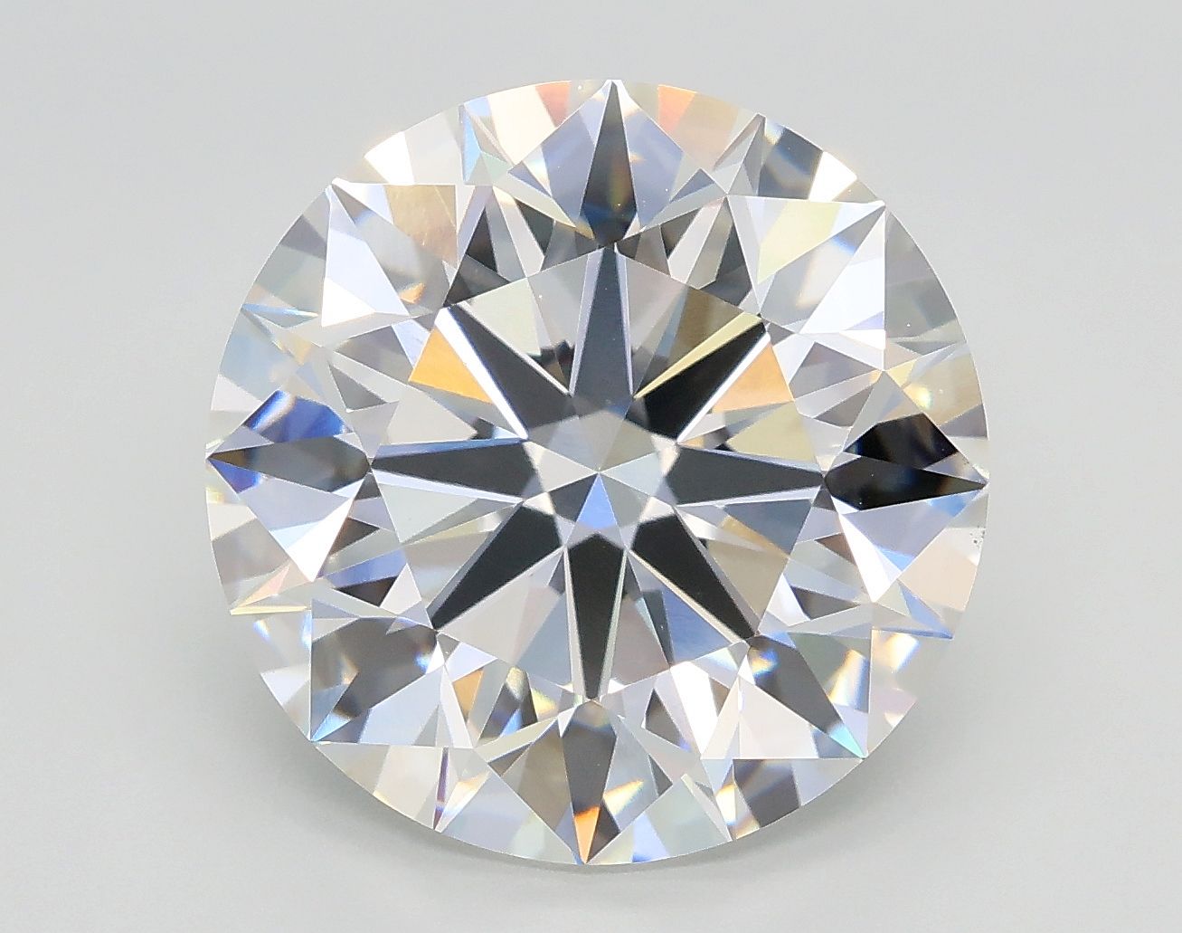 7.28 ct. round Lab Grown Diamond front image