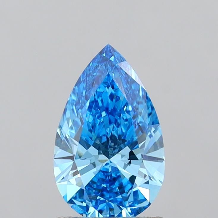 1.25 CT Fancy Vivid Blue PEAR