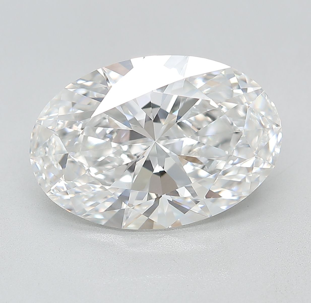 5.63 ct. oval Lab Grown Diamond front image
