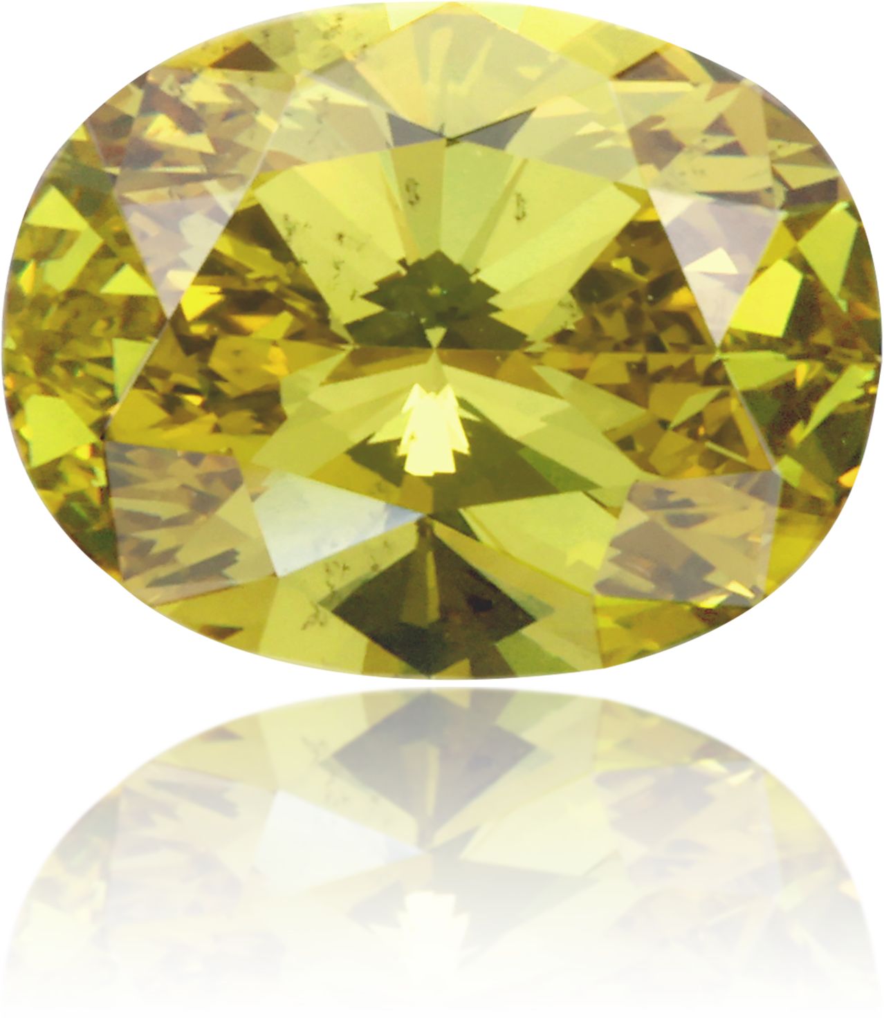 Diament 1.53 ct Fancy Deep Brownish Greenish Yellow/SI1