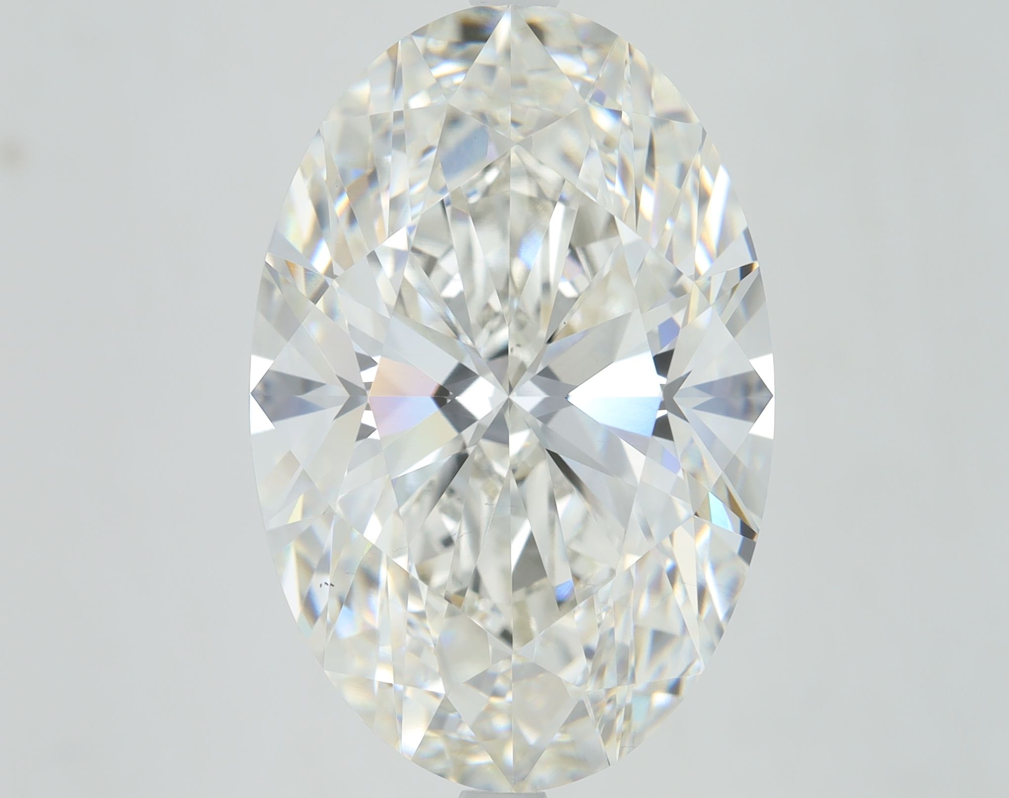 9.25 ct. oval Lab Grown Diamond front image