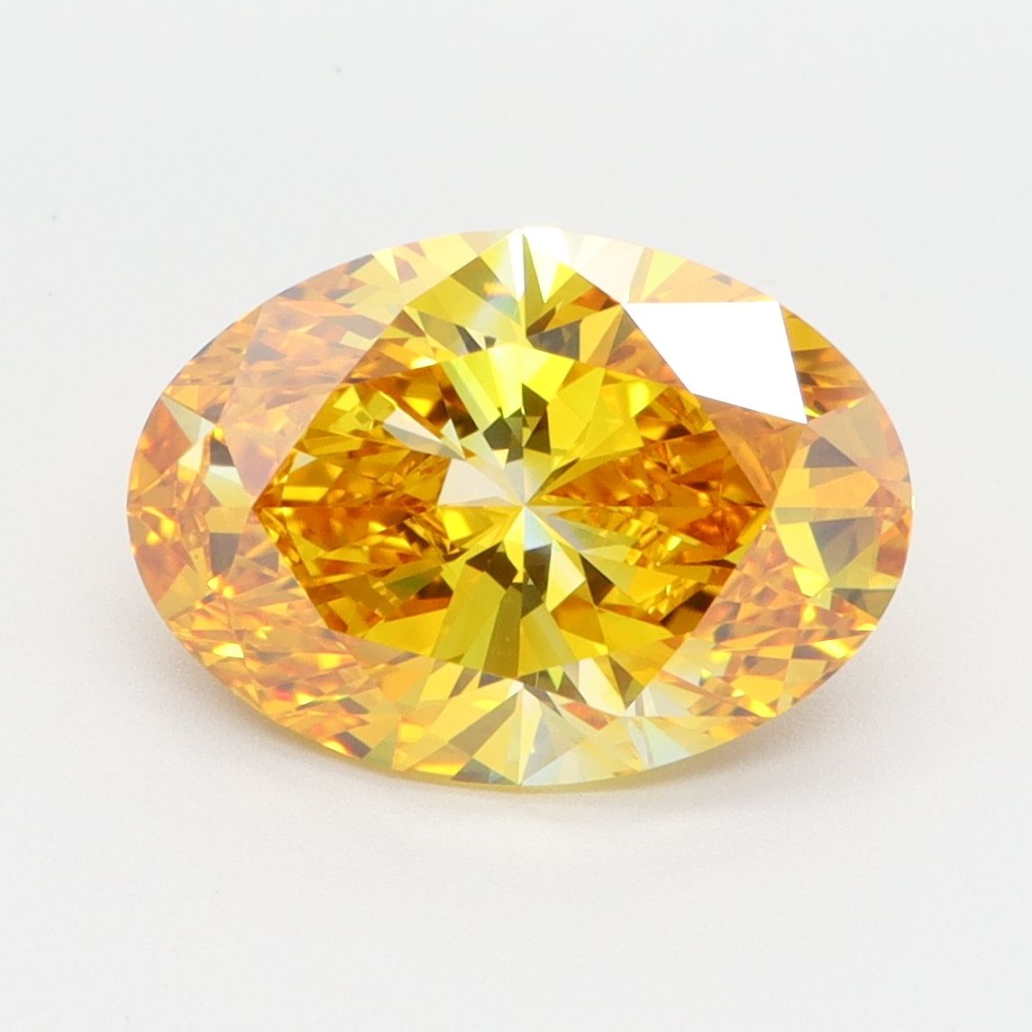 3.28 ct. oval Lab Grown Diamond front image