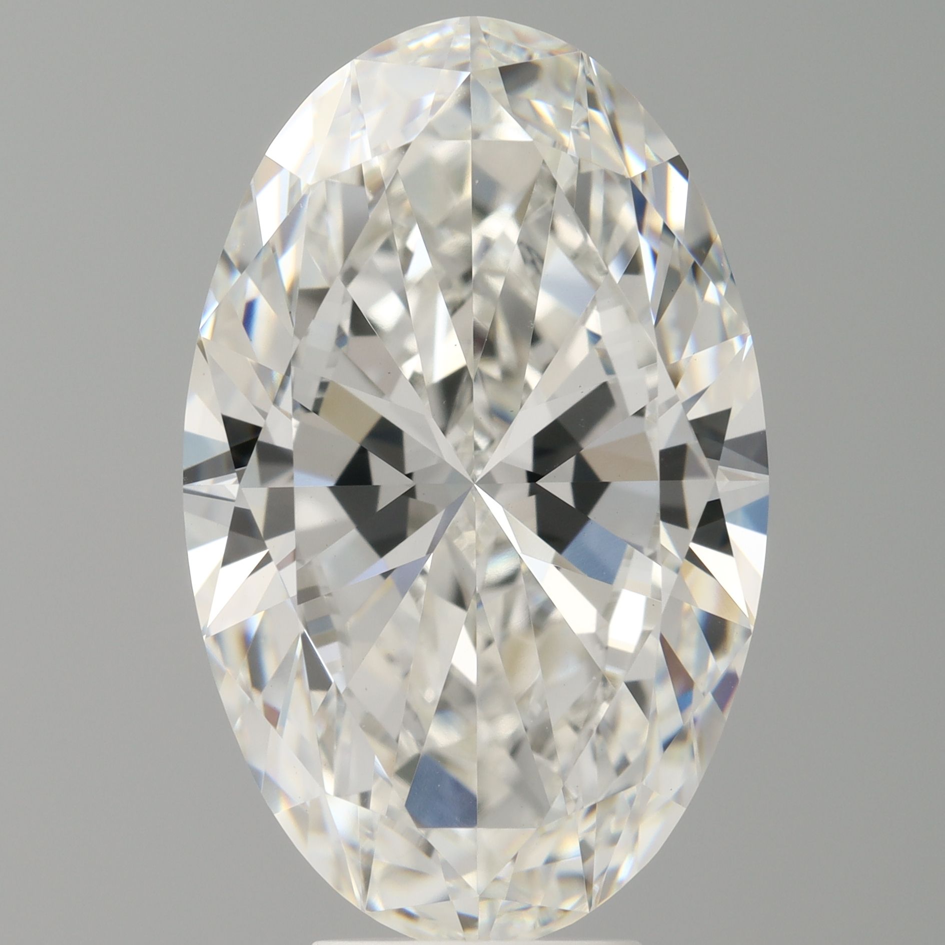 7.04 ct. oval Lab Grown Diamond front image
