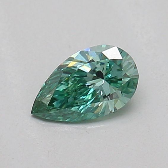 0.17 CT Fancy Vivid Green PEAR