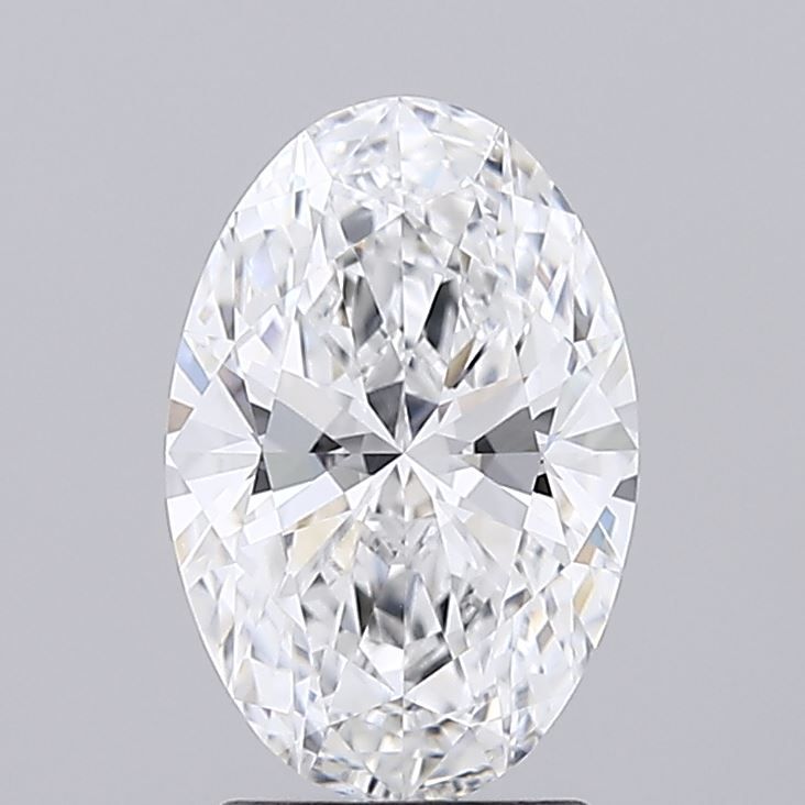 2.06 ct. oval Lab Grown Diamond front image