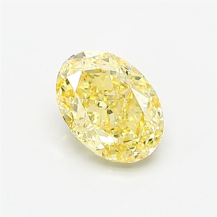 1.22 CT Fancy Intense Yellow OVAL