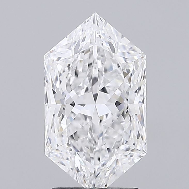 2.56 ct lab-grown Hexagonal Diamond