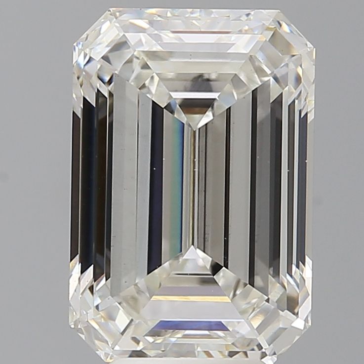 6.09 ct. emerald Lab Grown Diamond front image