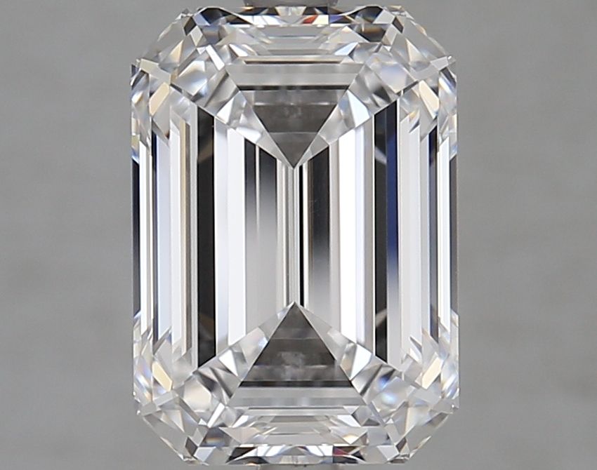 Diamant Émeraude 4.02 ct - Couleur D - Pureté VVS1