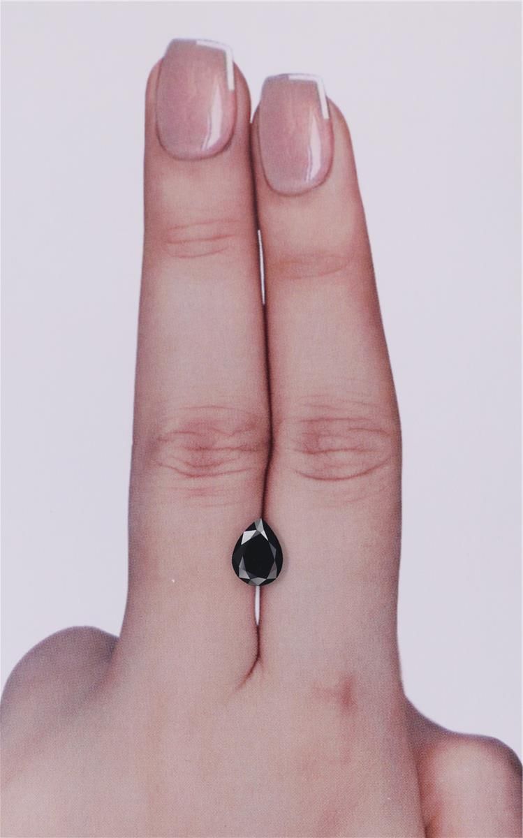 Diament 0.97 ct Fancy Black/VVS2