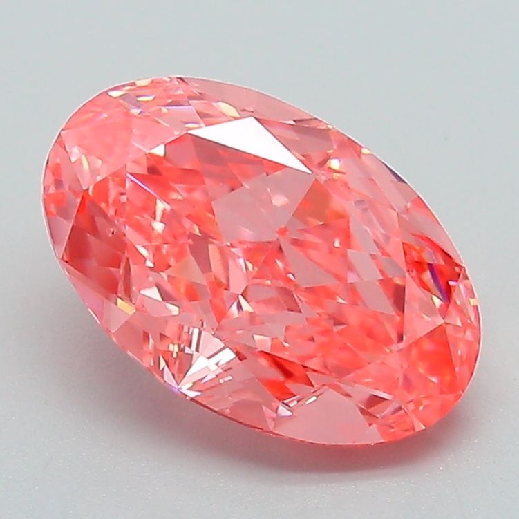 2.06 ct. oval Lab Grown Diamond front image
