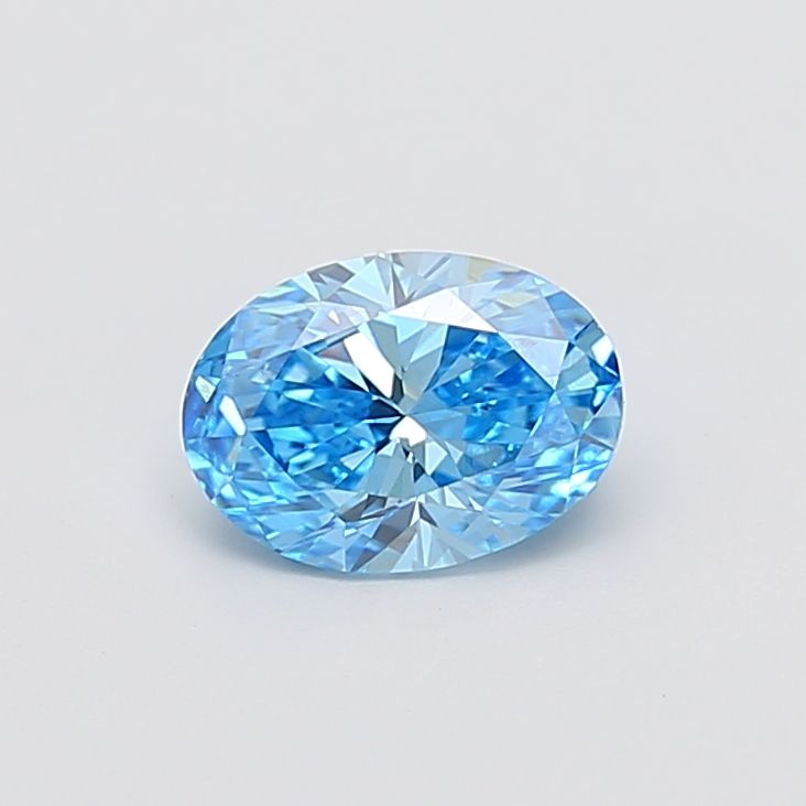 1.32 CT Fancy Vivid Blue OVAL