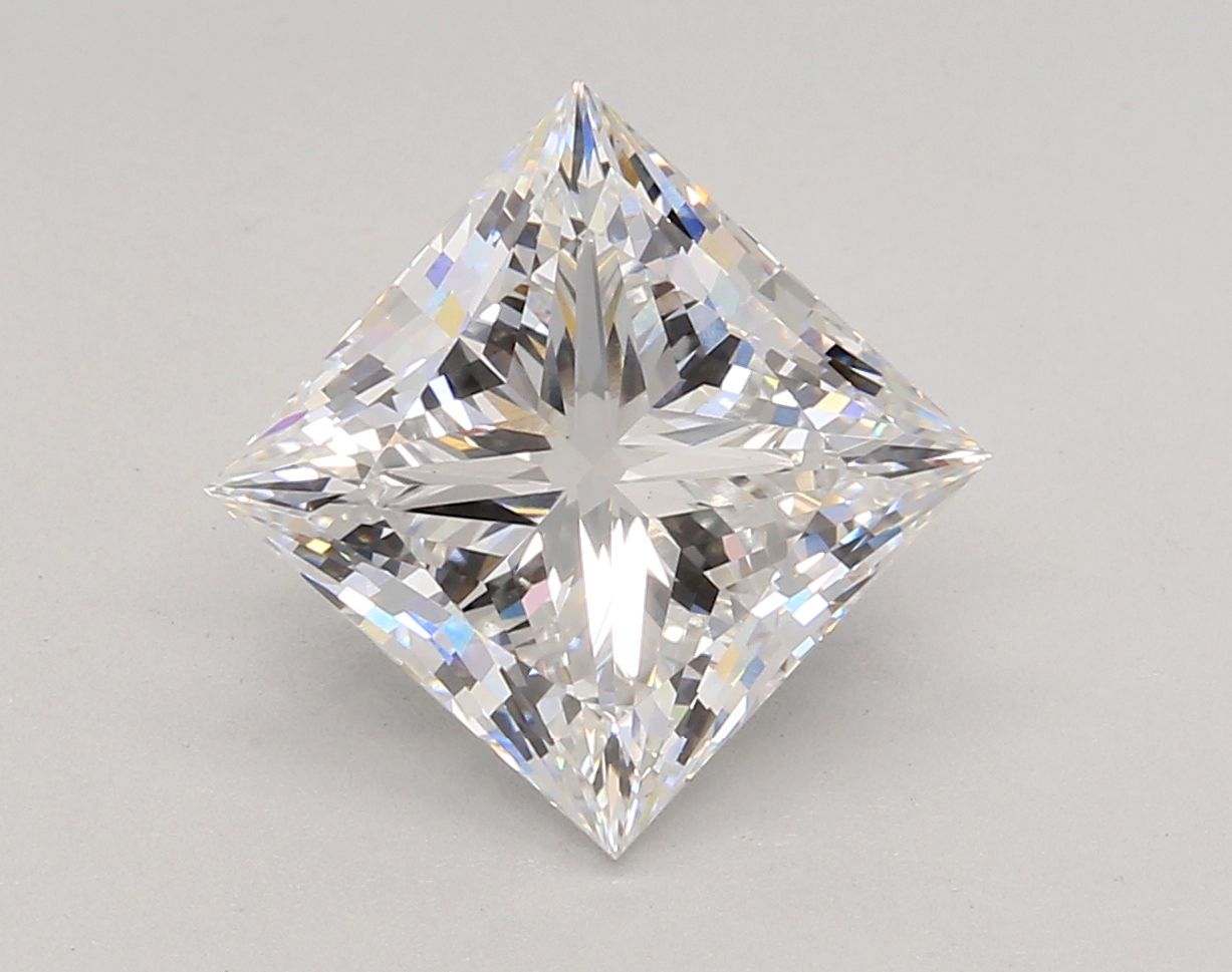 4.02 ct. princess Lab Grown Diamond front image
