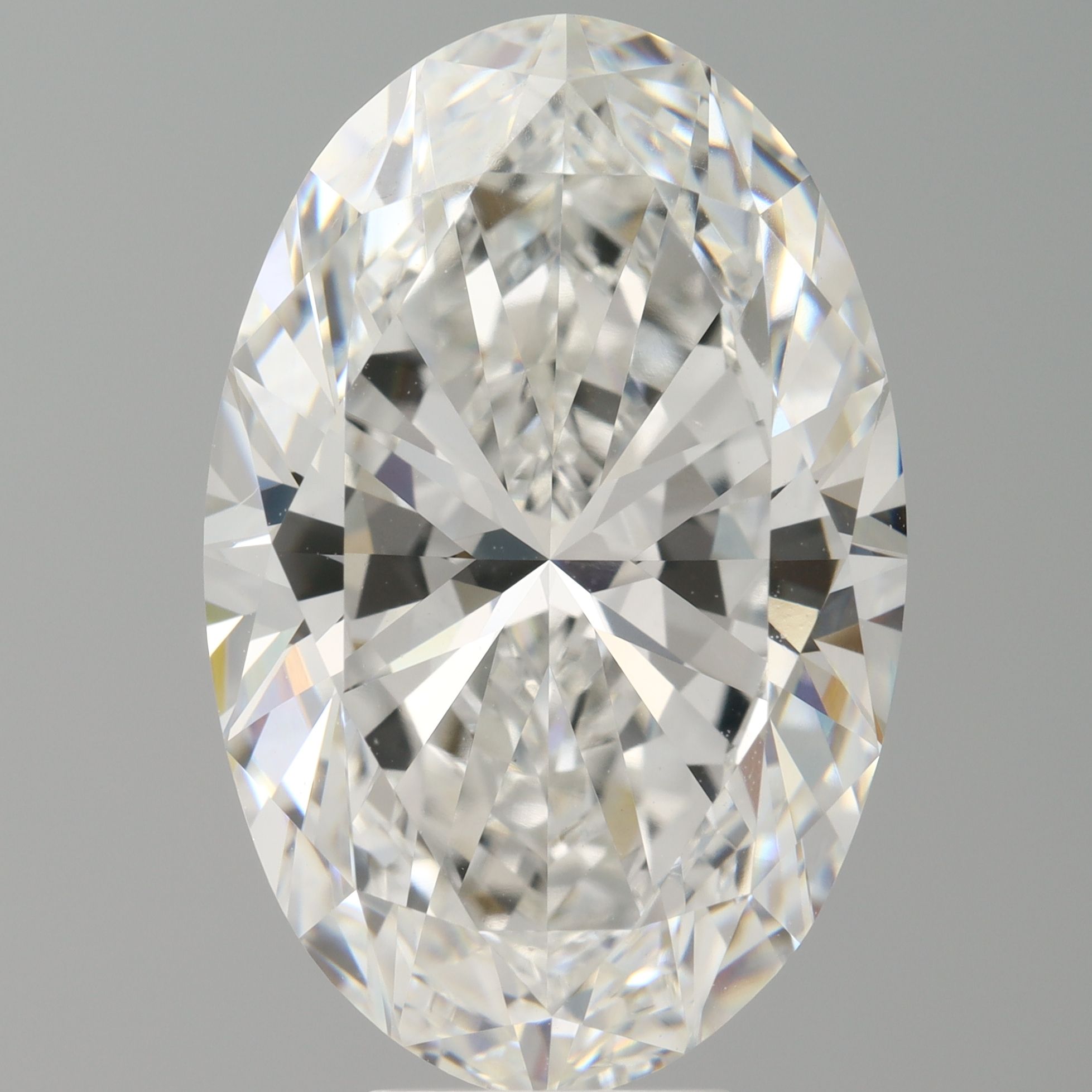 9.10 ct. oval Lab Grown Diamond front image