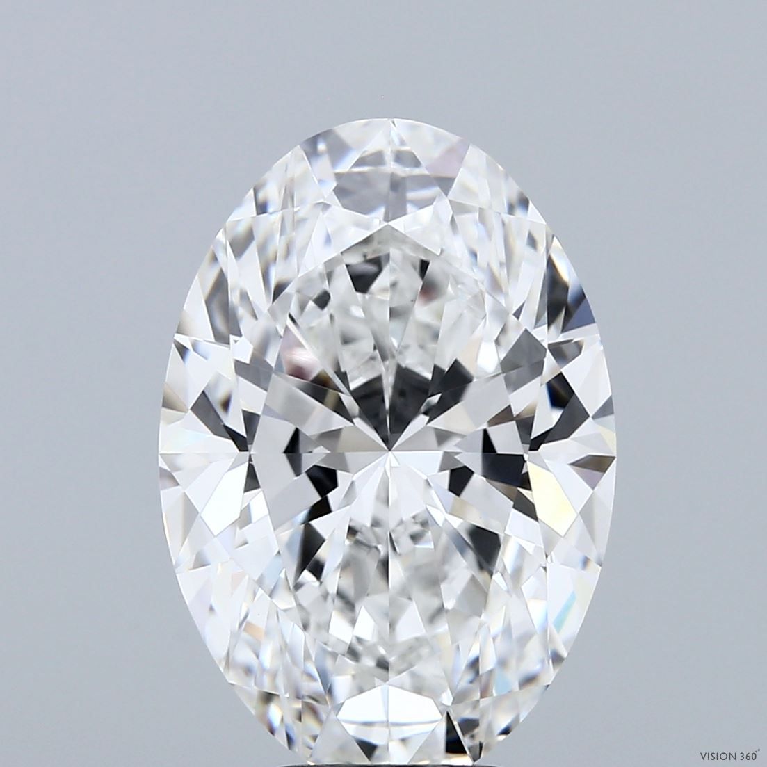 6.09 ct. oval Lab Grown Diamond front image