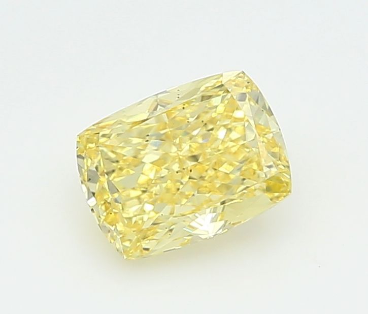 1.56 CT Fancy Intense Yellow CUSHION MODIFIED