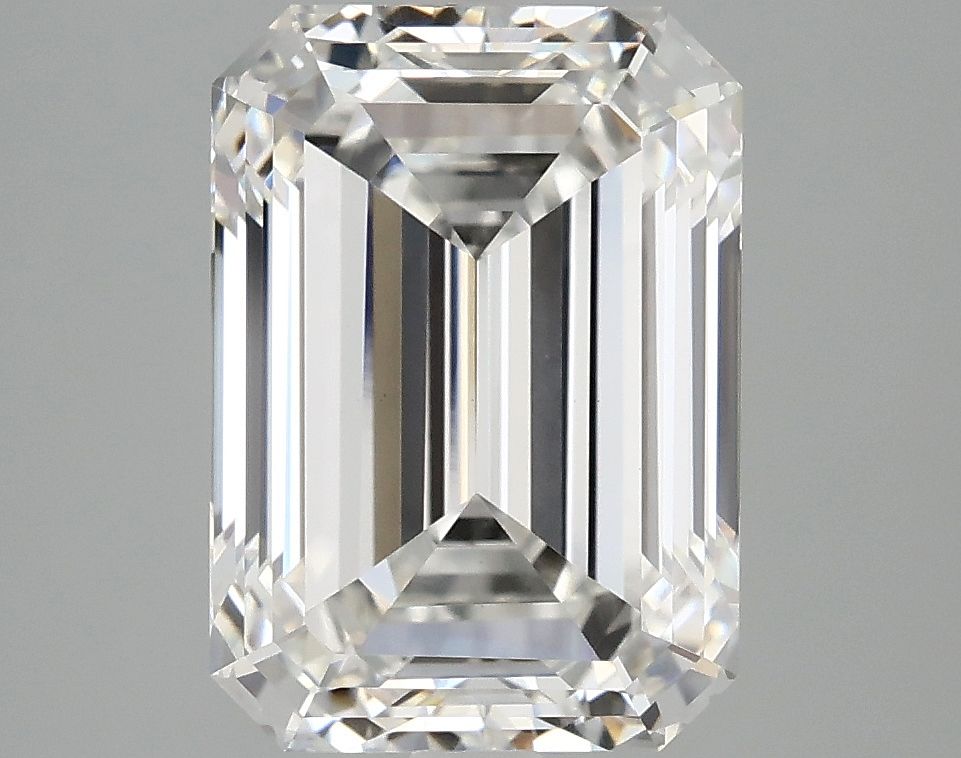 4.10 ct. emerald Lab Grown Diamond front image