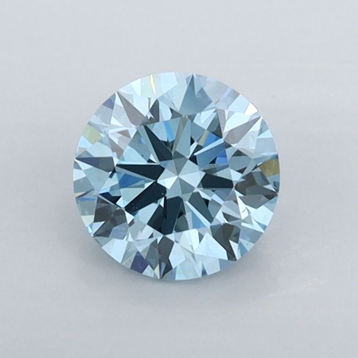 0.66 CT Fancy Vivid Blue ROUND