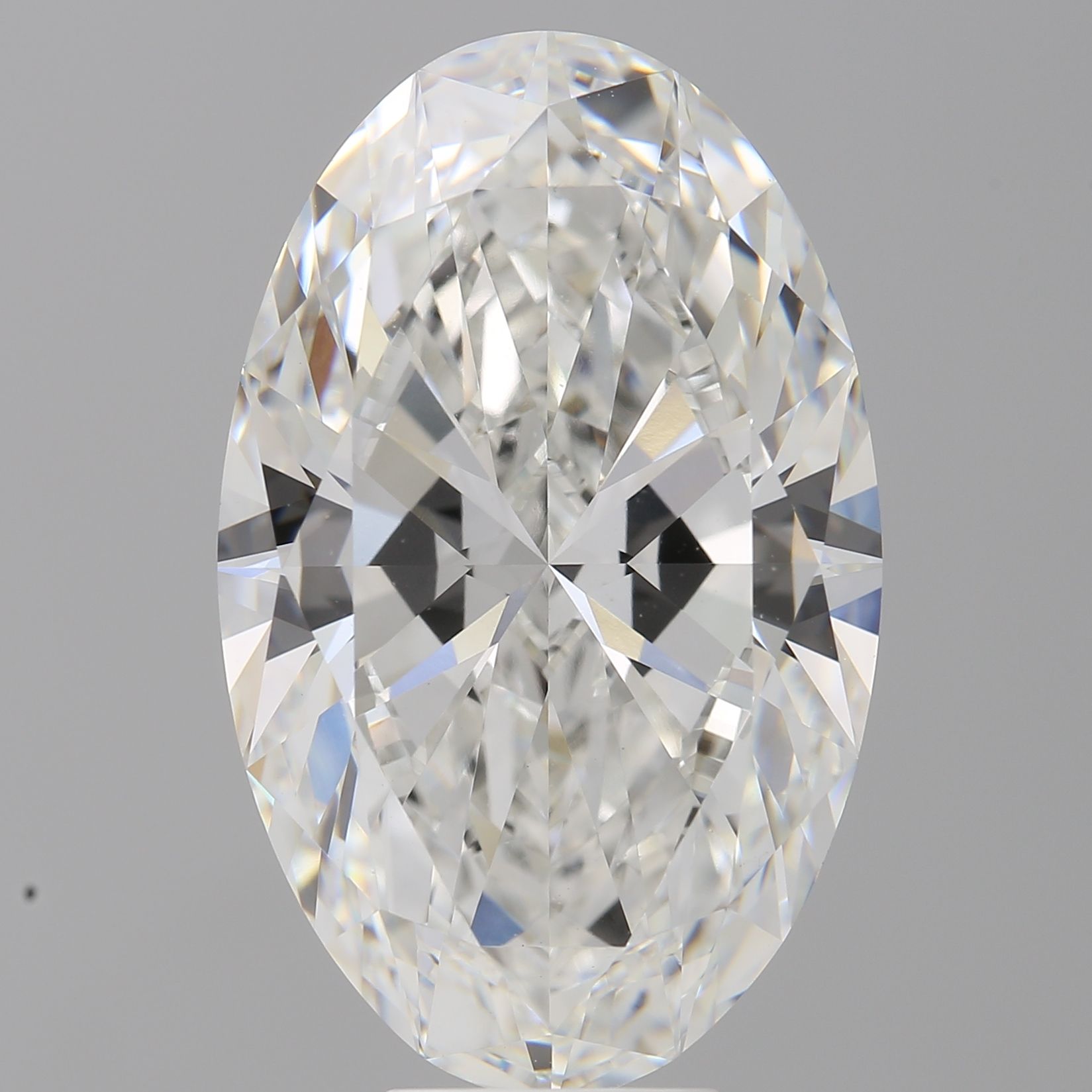 9.57 ct. oval Lab Grown Diamond front image