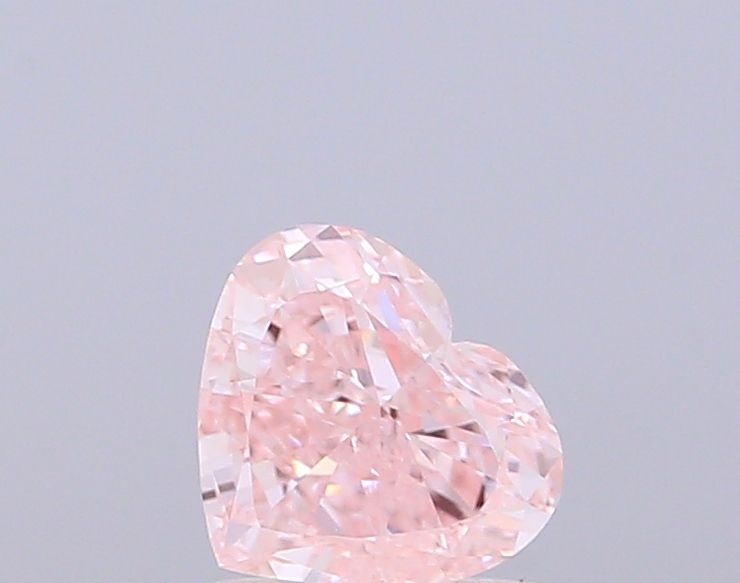 1.0 CT Fancy Intense Pink HEART