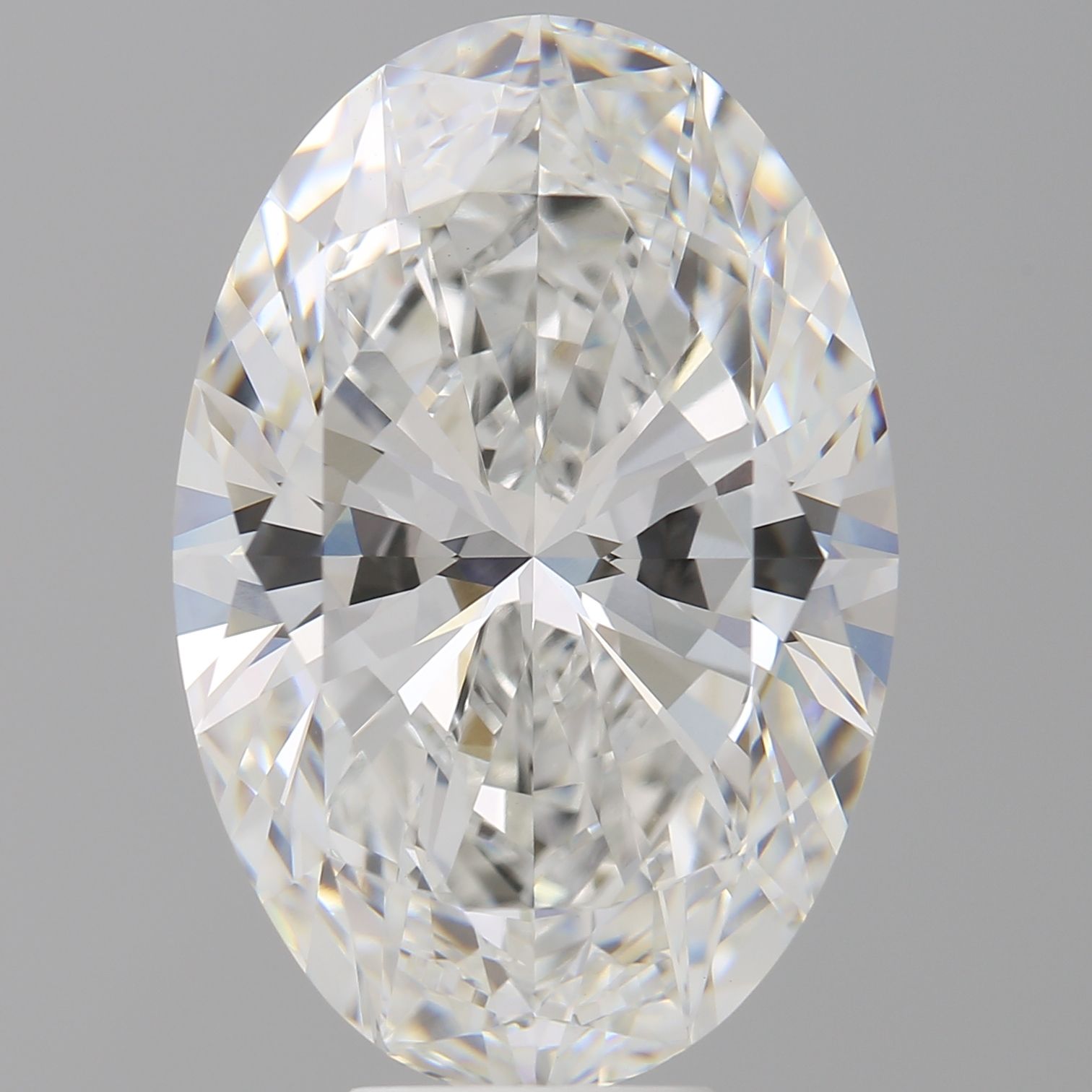 9.10 ct. oval Lab Grown Diamond front image