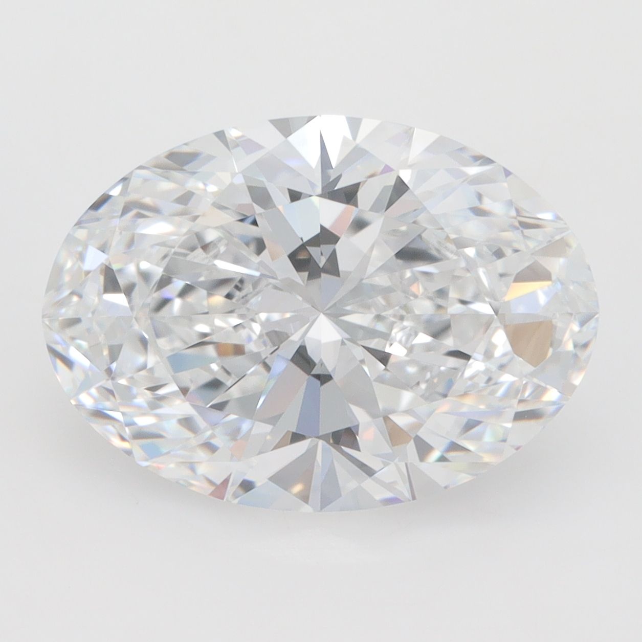 4.09 ct. oval Lab Grown Diamond front image