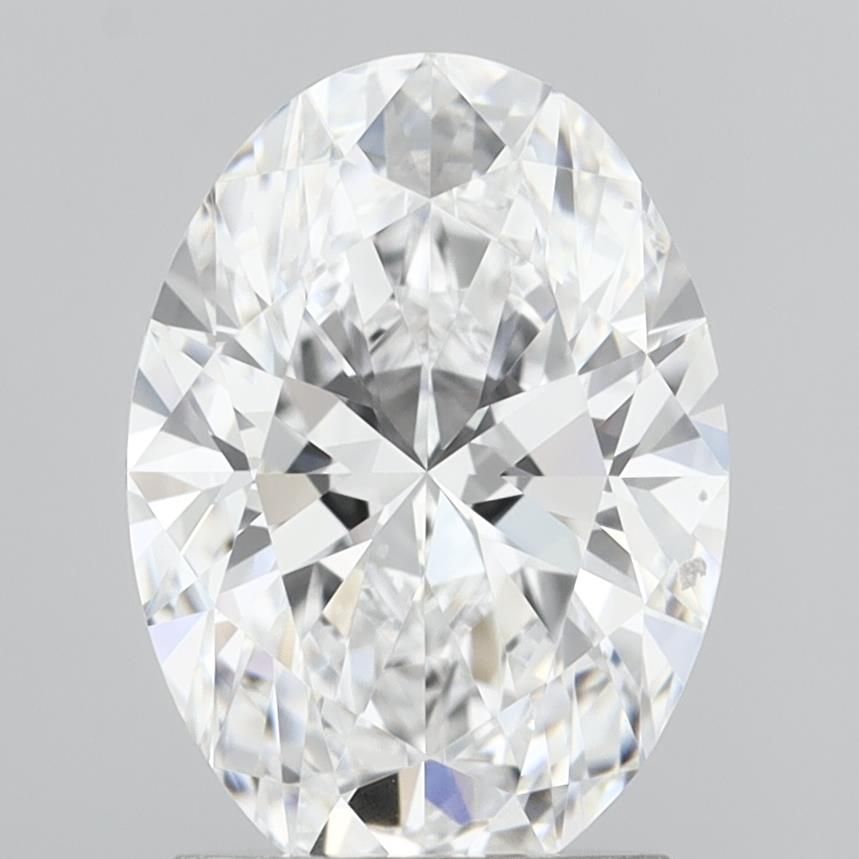 2.05 ct. oval Lab Grown Diamond front image