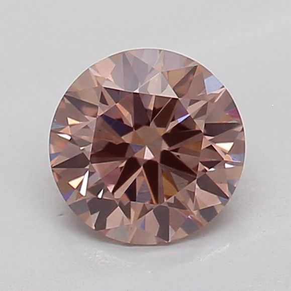 0.55 CT Fancy Brown Pink ROUND